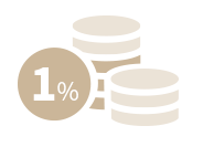 1%